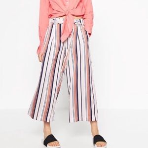 Zara pink culottes
